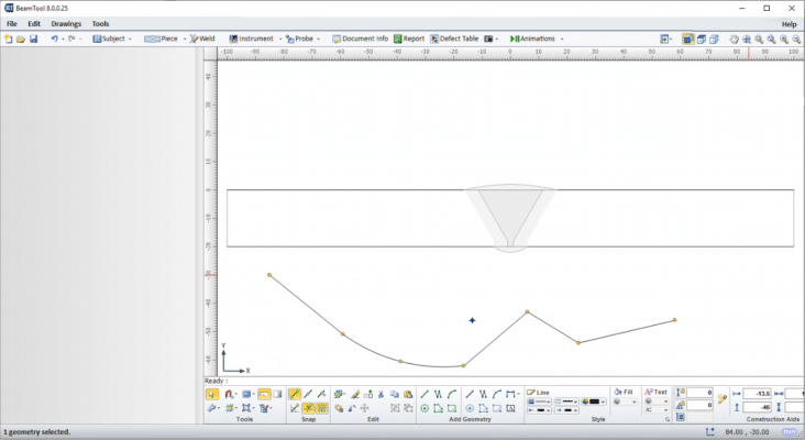 Phần mềm lên kế hoạch kiểm tra BeamTool – VISCO NDT