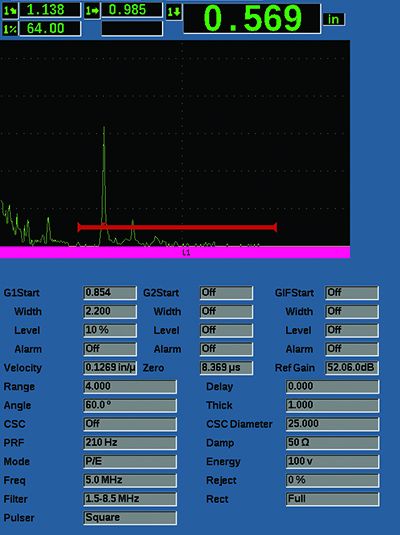 EPOCH 650 on-board file report output (Bitmap format)