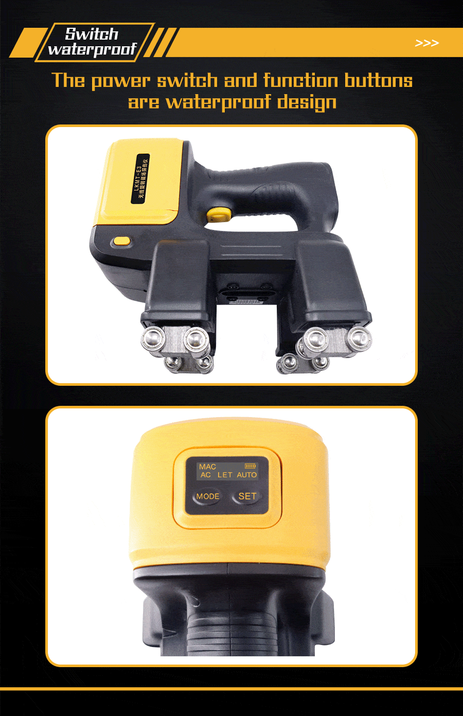 Gông từ điện xoay chiều dùng pin, không dây LKMT-E3 - Ảnh 20